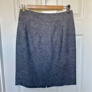 Banana Republic Linen Pencil Skirt